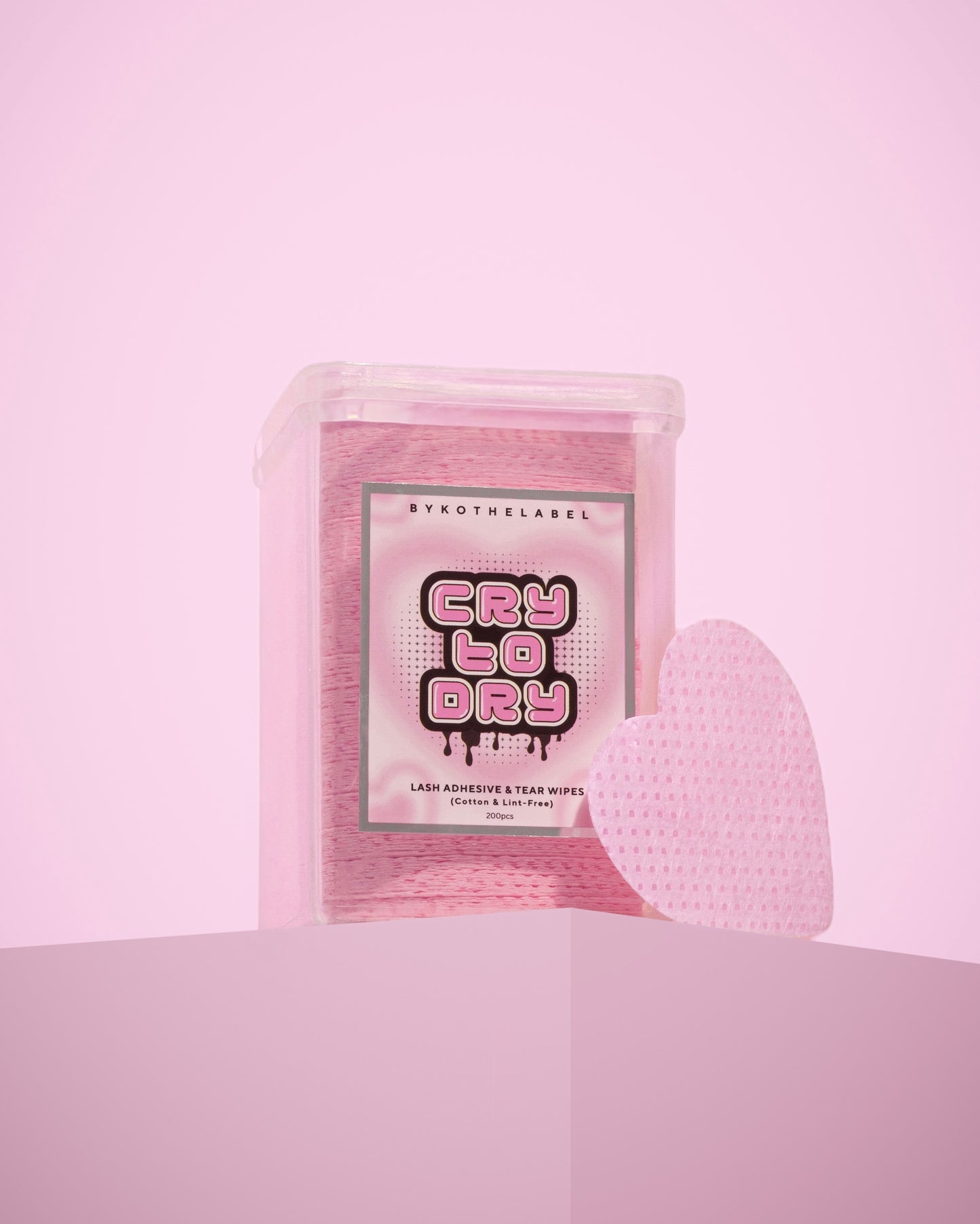 ‘CRY TO DRY’ Adhesive & Tear wipes💧