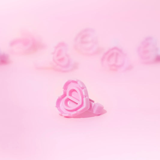 Pack of 100 Heart Shaped Glue Rings