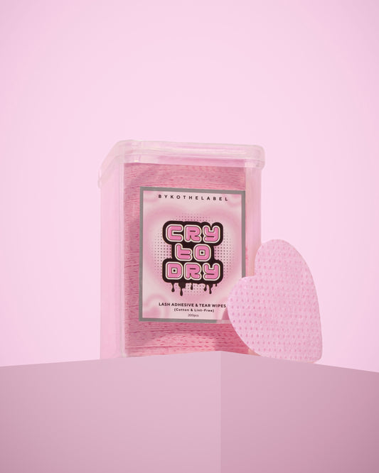 ‘CRY TO DRY’ Adhesive & Tear wipes💧